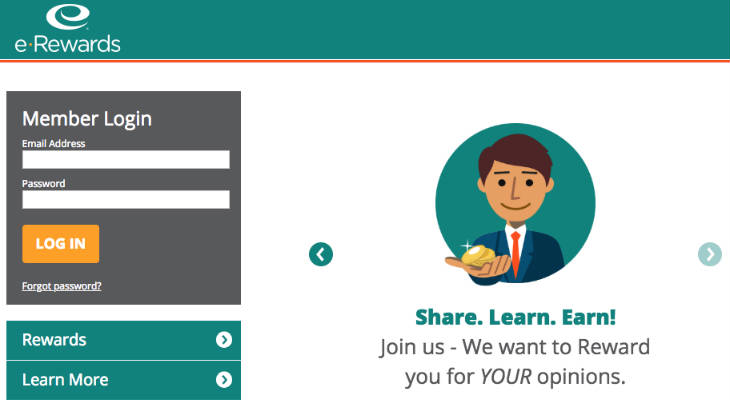 E-Rewards screenshot