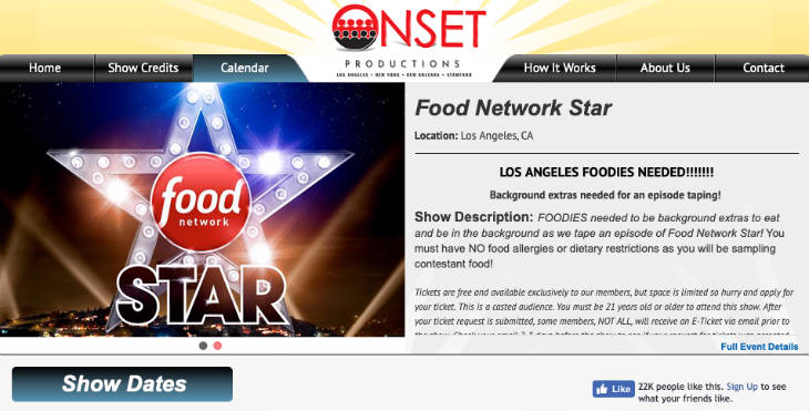 Food Network Star screenshot