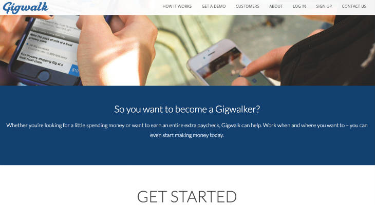 Gigwalk screenshot