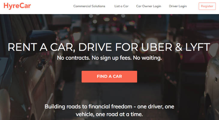 Hyrecar screenshot