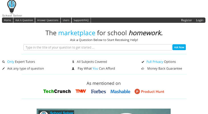 School Solver screenshot