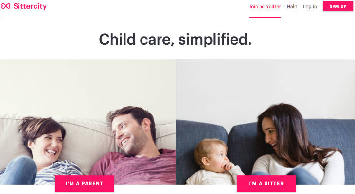 Sittercity screenshot
