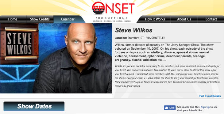Steve Wilkos Show screenshot