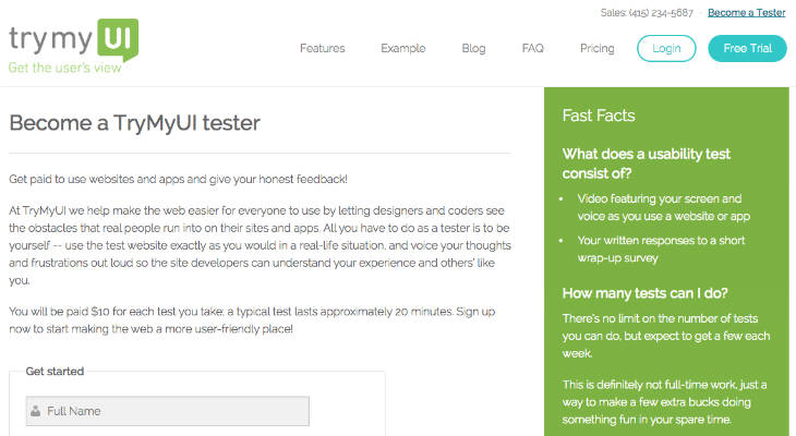 TryMyUI screenshot
