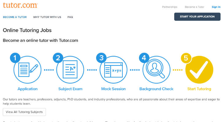 Tutor.com Jobs screenshot