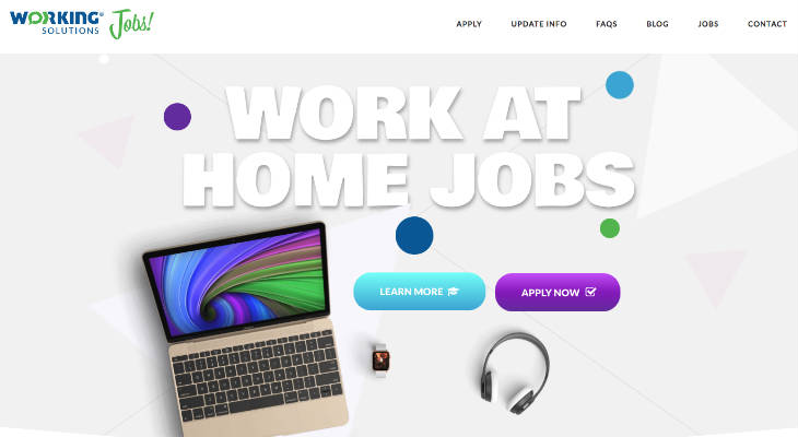 Working Solutions Work From Home screenshot